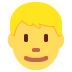 👱‍♂️ man: blond hair display on Twitter